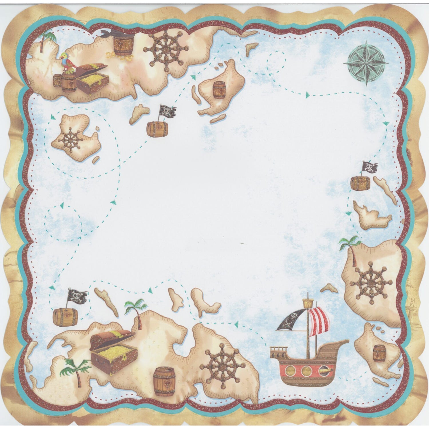 Hobby Fun 12x12" Speciality Paper - Pirates