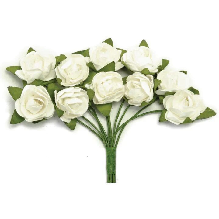 Kaisercraft Mini Paper Blooms - Coconut