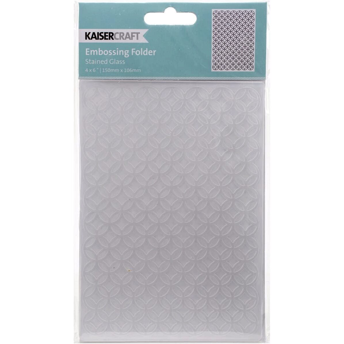 Kaisercraft Embossing Folder 4x6" - Stained Glass