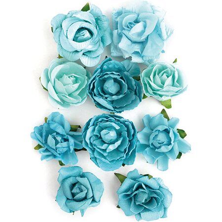 Kaisercraft Paper Blooms - Sea Breeze