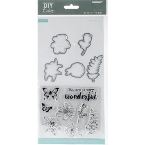 Kaisercraft Decorative Die & Stamp Set - Floral Wonder