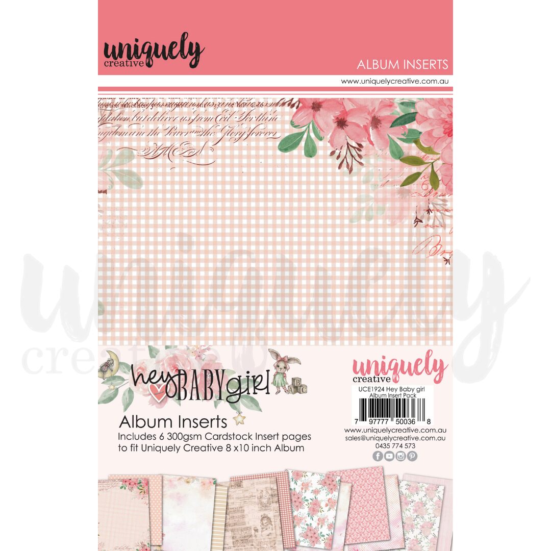 Uniquely Creative Album Inserts - Hey Baby Girl