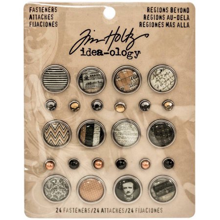 Tim Holtz Idea-Ology - Fasteners - Regions Beyond