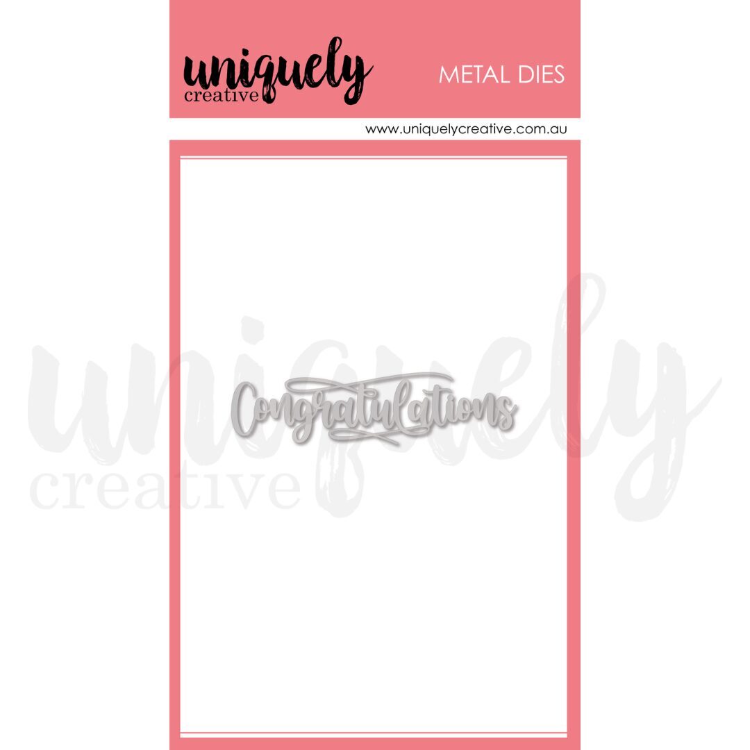 Uniquely Creative Die - Congratulations