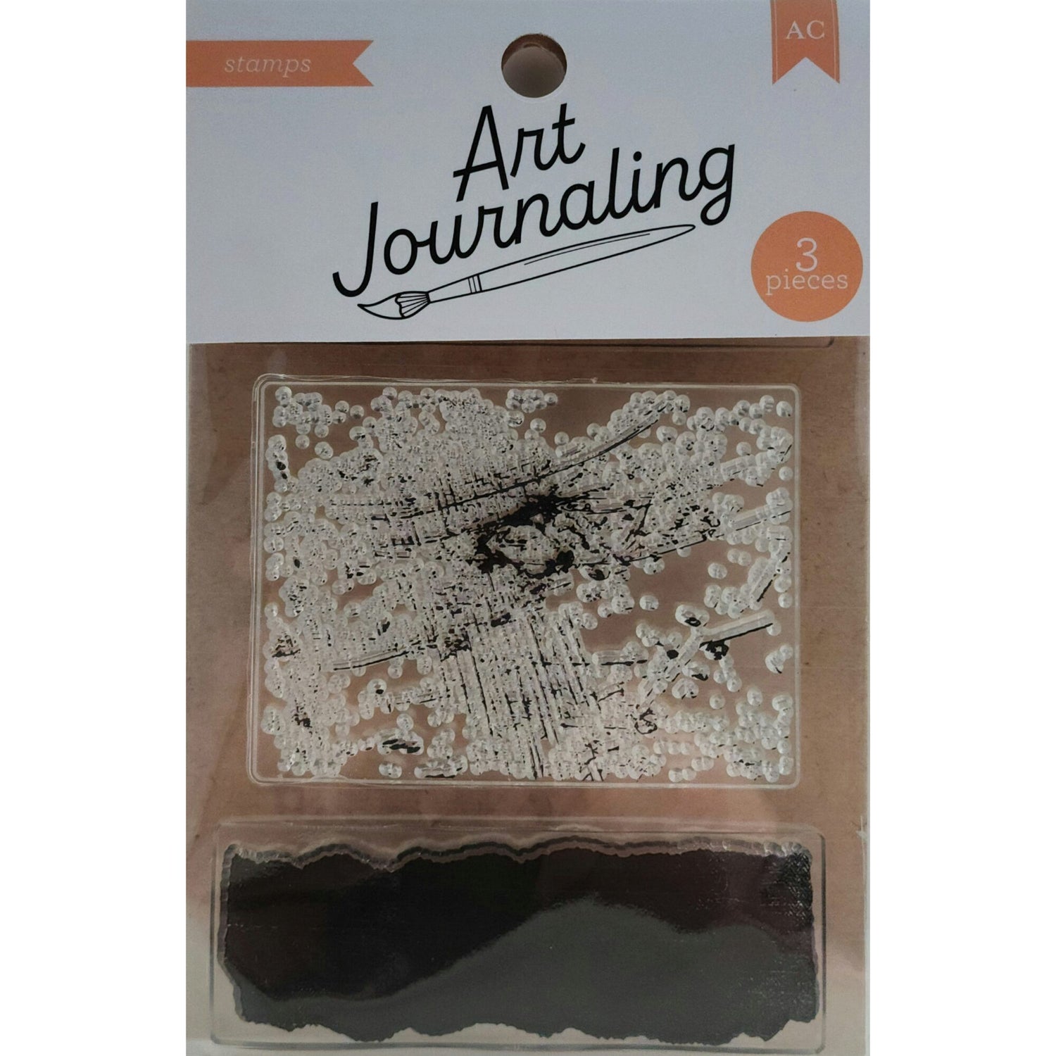 American Crafts Clear Art Journaling Stamps - Textures