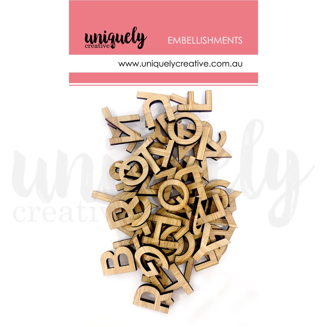 Uniquely Creative Mixed Wooden Alphabet