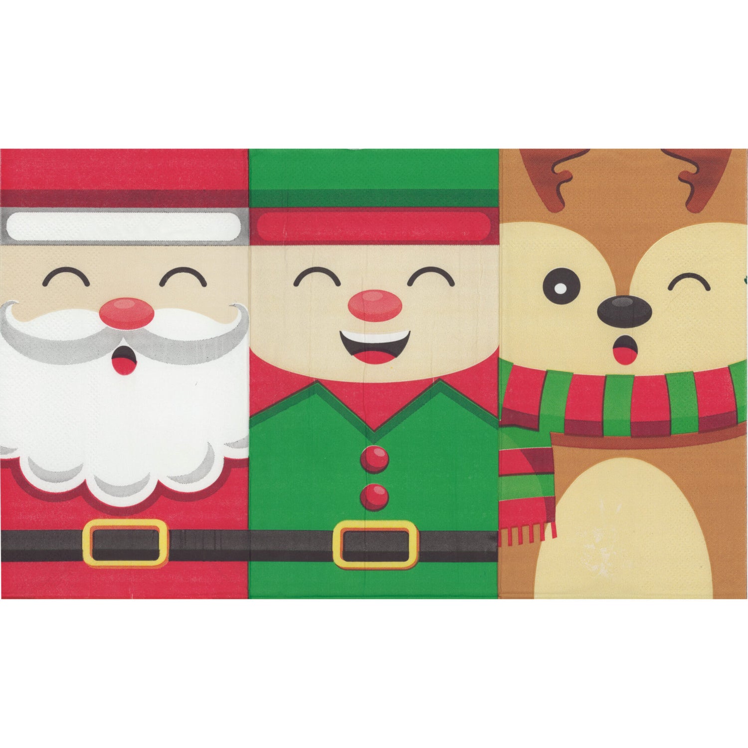Joy Napkin/Serviette - Santa & Helpers