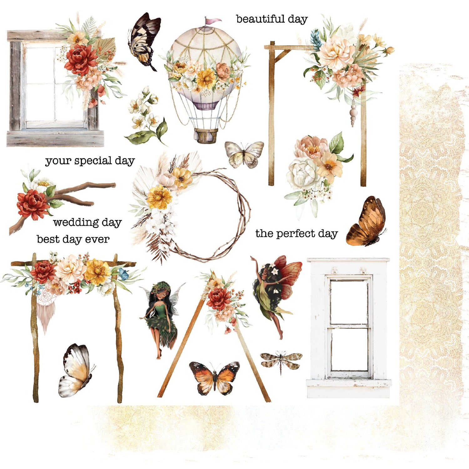 Uniquely Creative Boho Picnic - Iris Paper