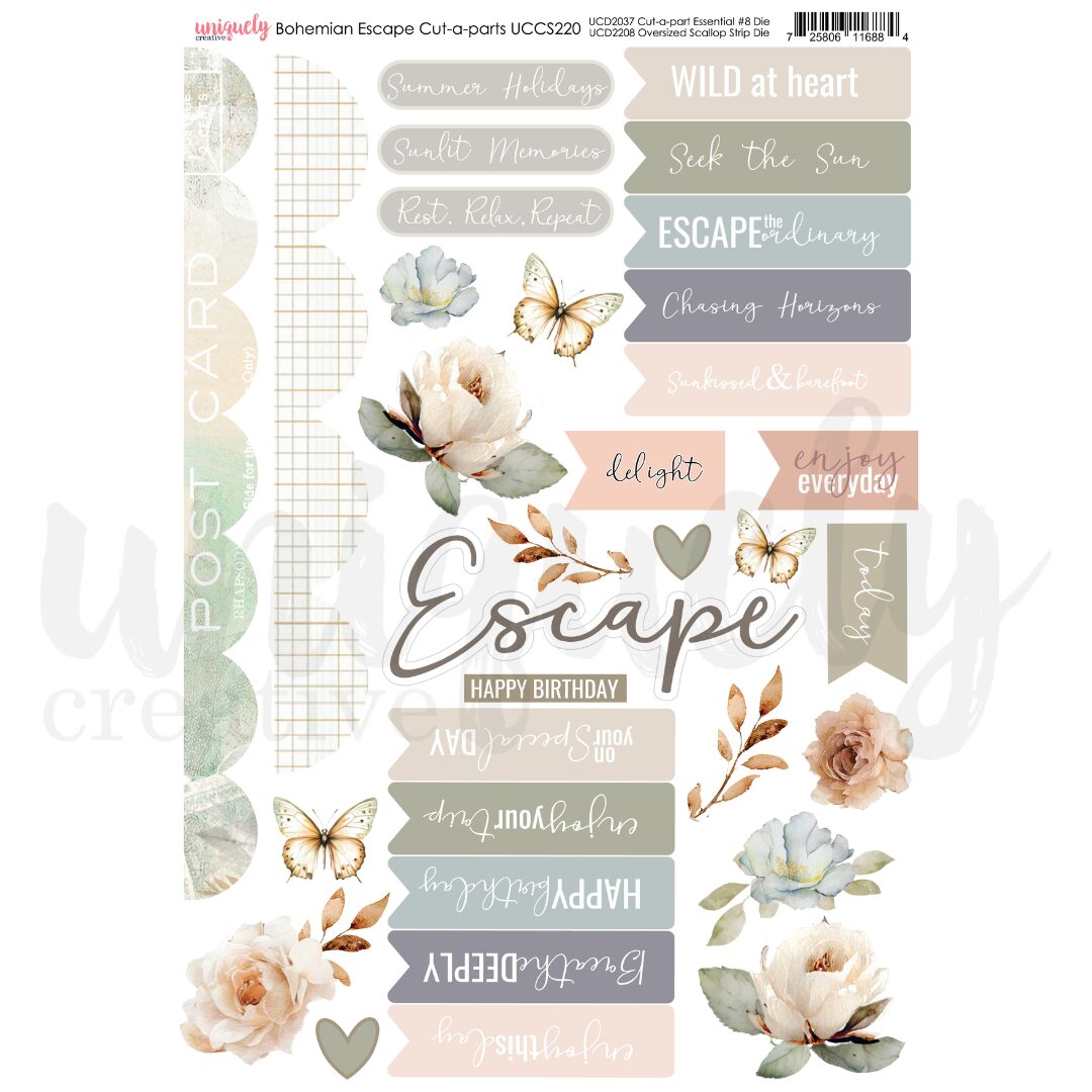Uniquely Creative Bohemian Escape Cut-a-Part