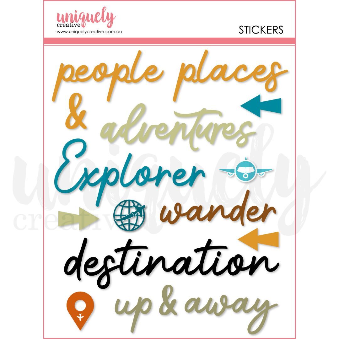 Uniquely Creative Dimensional Stickers - Scenic Route