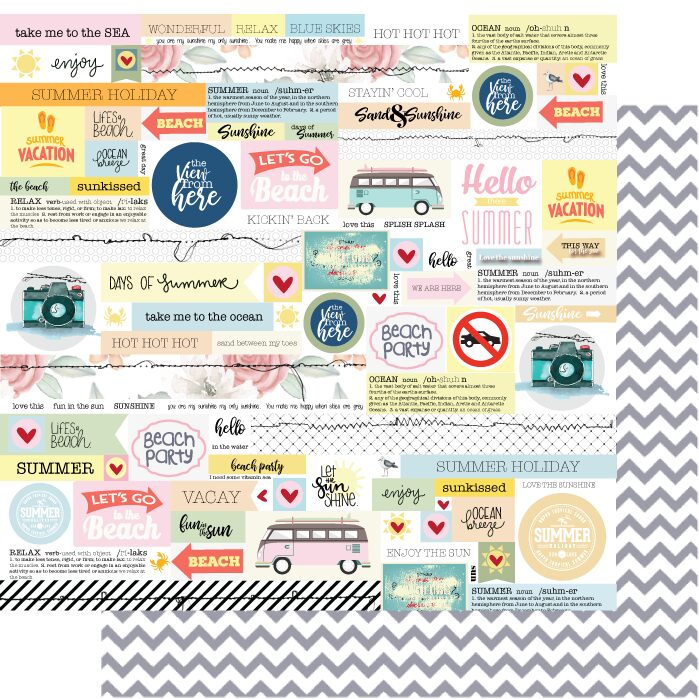Uniquely Creative Ocean Breeze - Sunny Side Up Paper