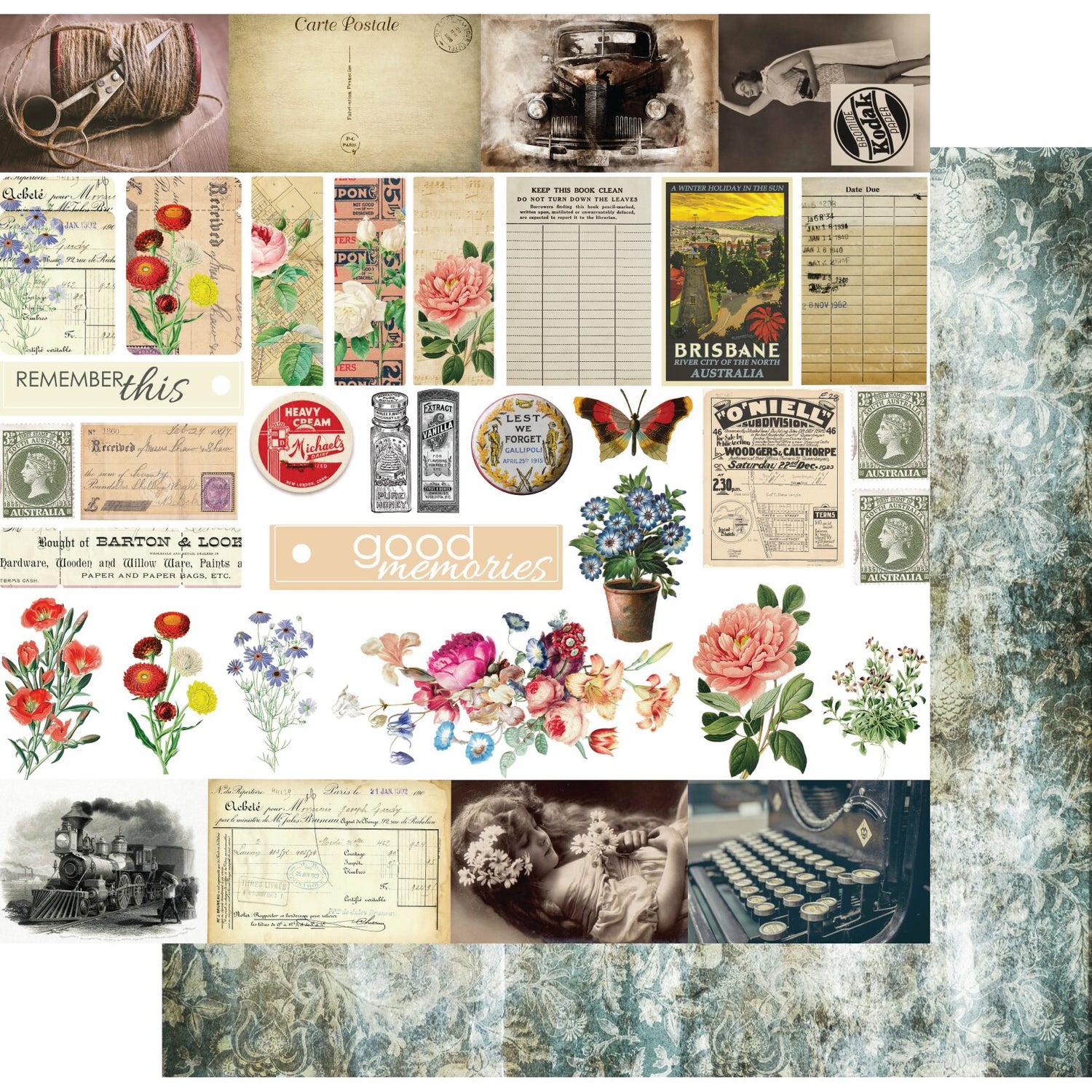 Uniquely Creative Tapestry of Time - Ephemera Paper