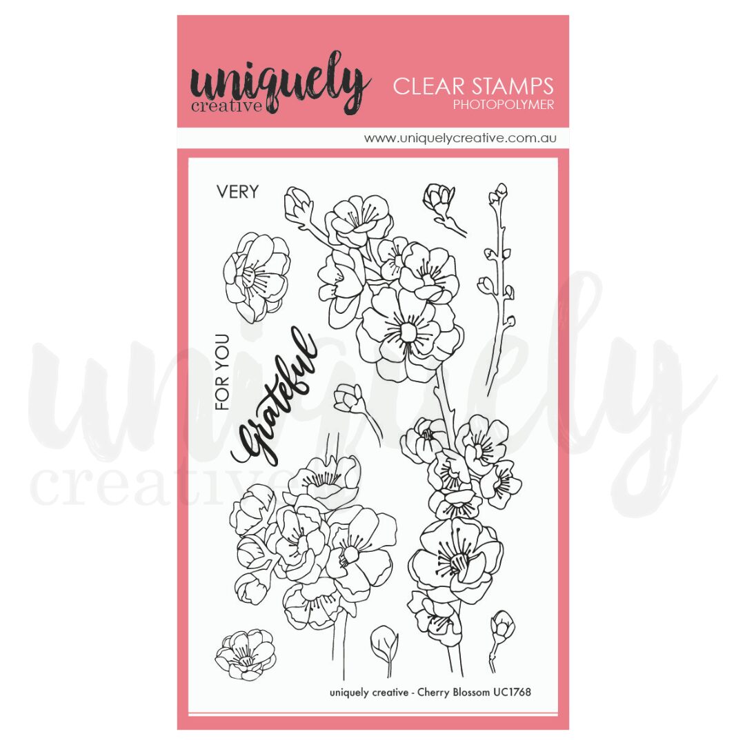 Uniquely Creative Stamp & Die Set Bundle - Cherry Blossom
