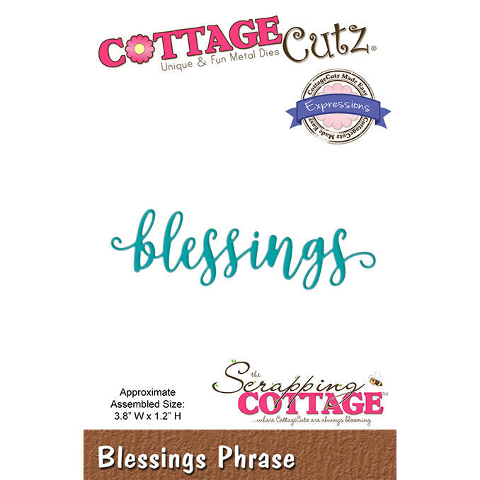 CottageCutz Die - Blessings