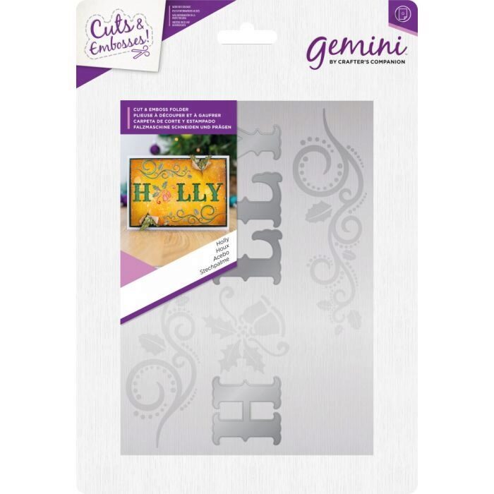 Crafter's Companion Cut & Embosss Folder - Holly