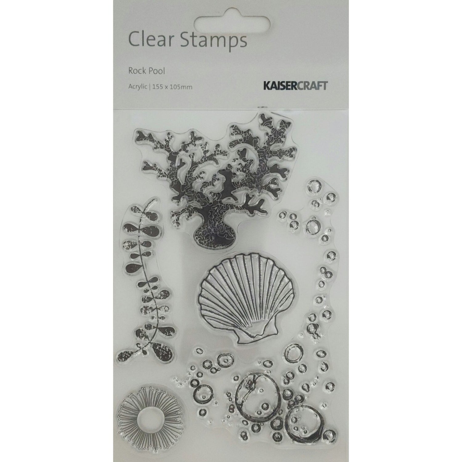 Kaisercraft Acrylic Stamp - Rock Pool