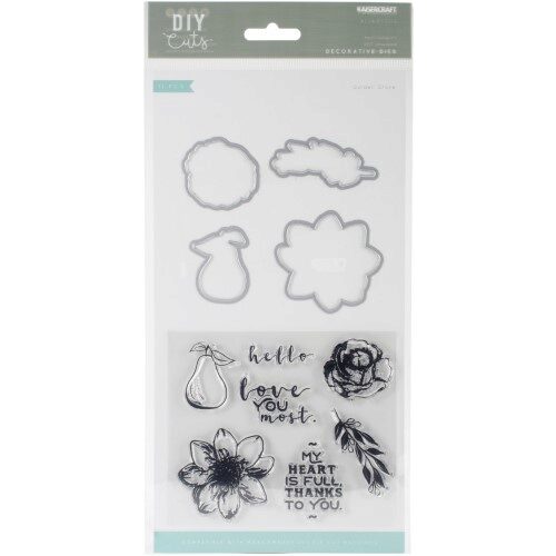 Kaisercraft Decorative Die & Stamp Set - Golden Grove