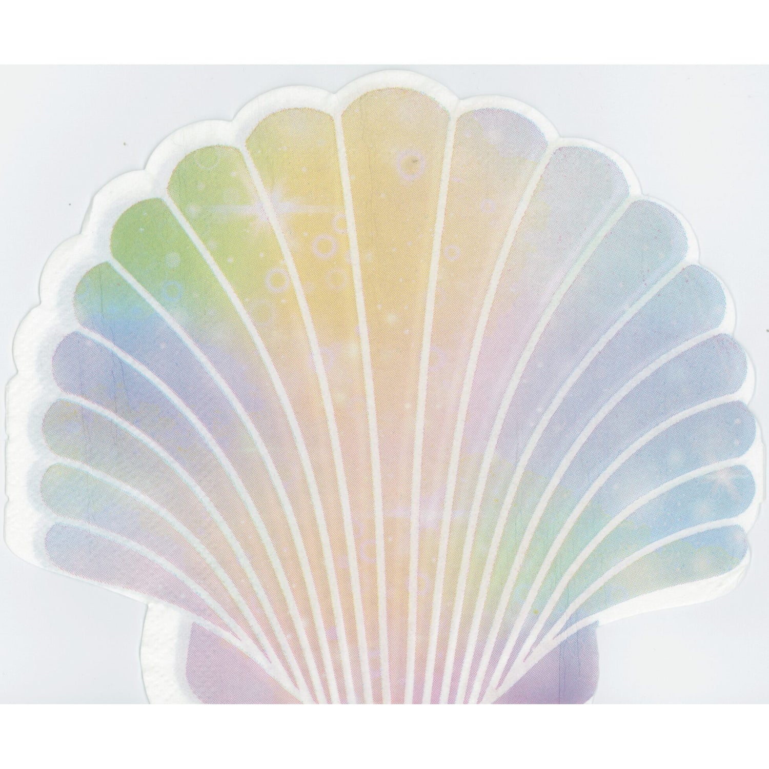 TRS Trading Group Napkin/Serviette - Rainbow Shell