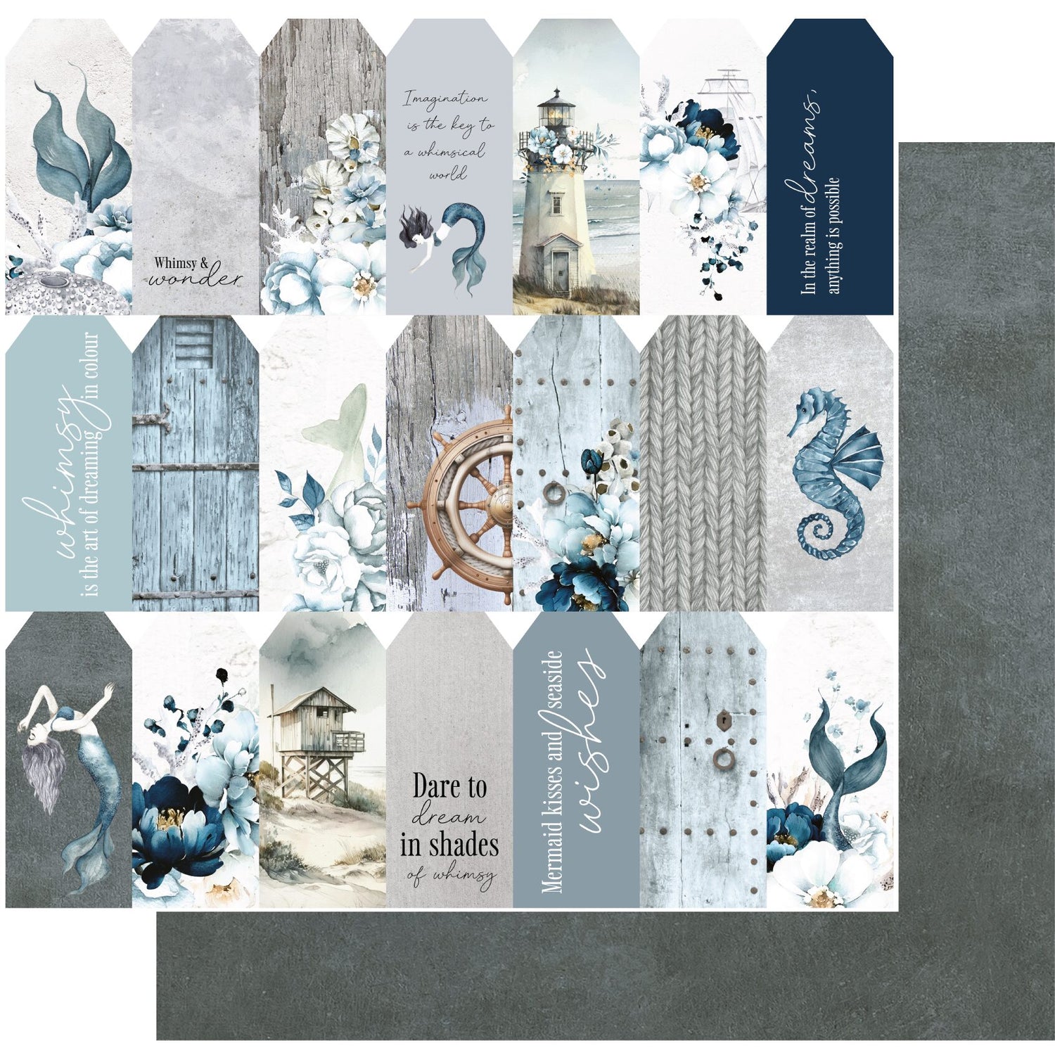 Uniquely Creative Shades of Whimsy - Nautical Dreamscape Paper