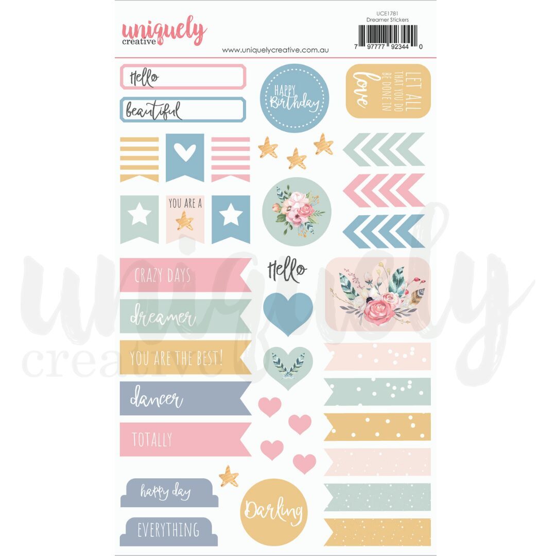 Uniquely Creative Stickers - Dreamer