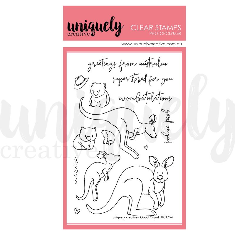 Uniquely Creative Stamp Set - Good Onya!
