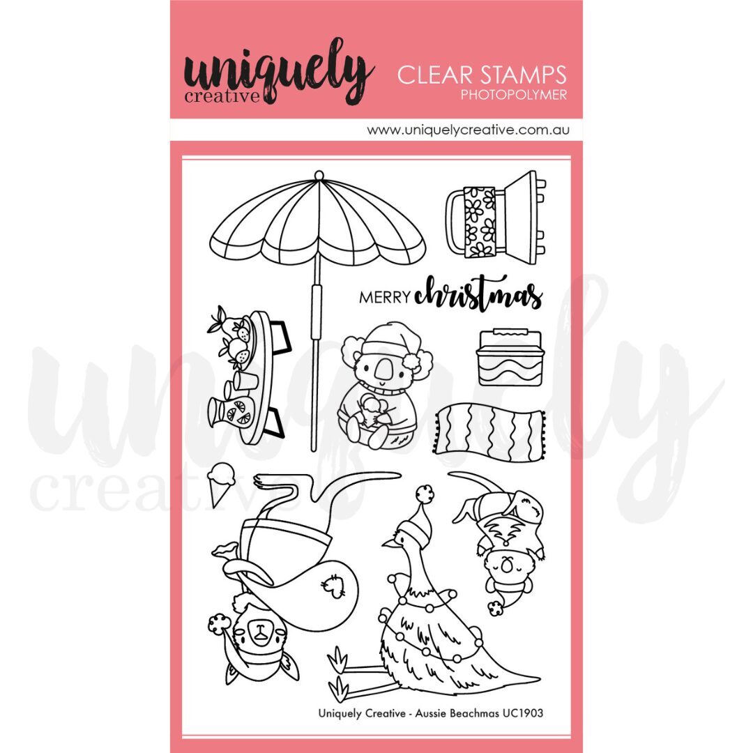 Uniquely Creative Stamp & Die Set Bundle - Aussie Beachmas
