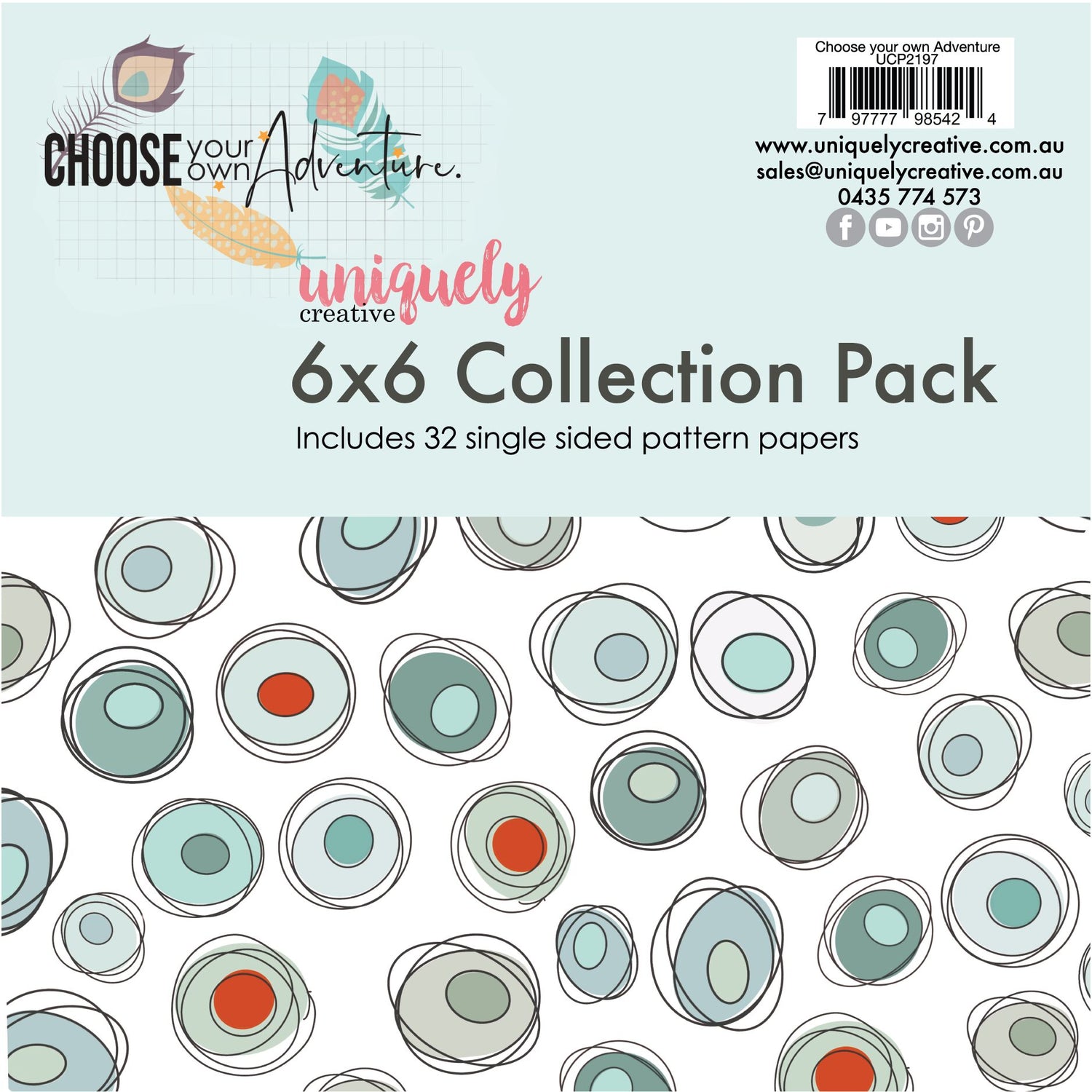 Uniquely Creative Choose Your Own Adventure - 6x6" Collection Pack (32 papers)
