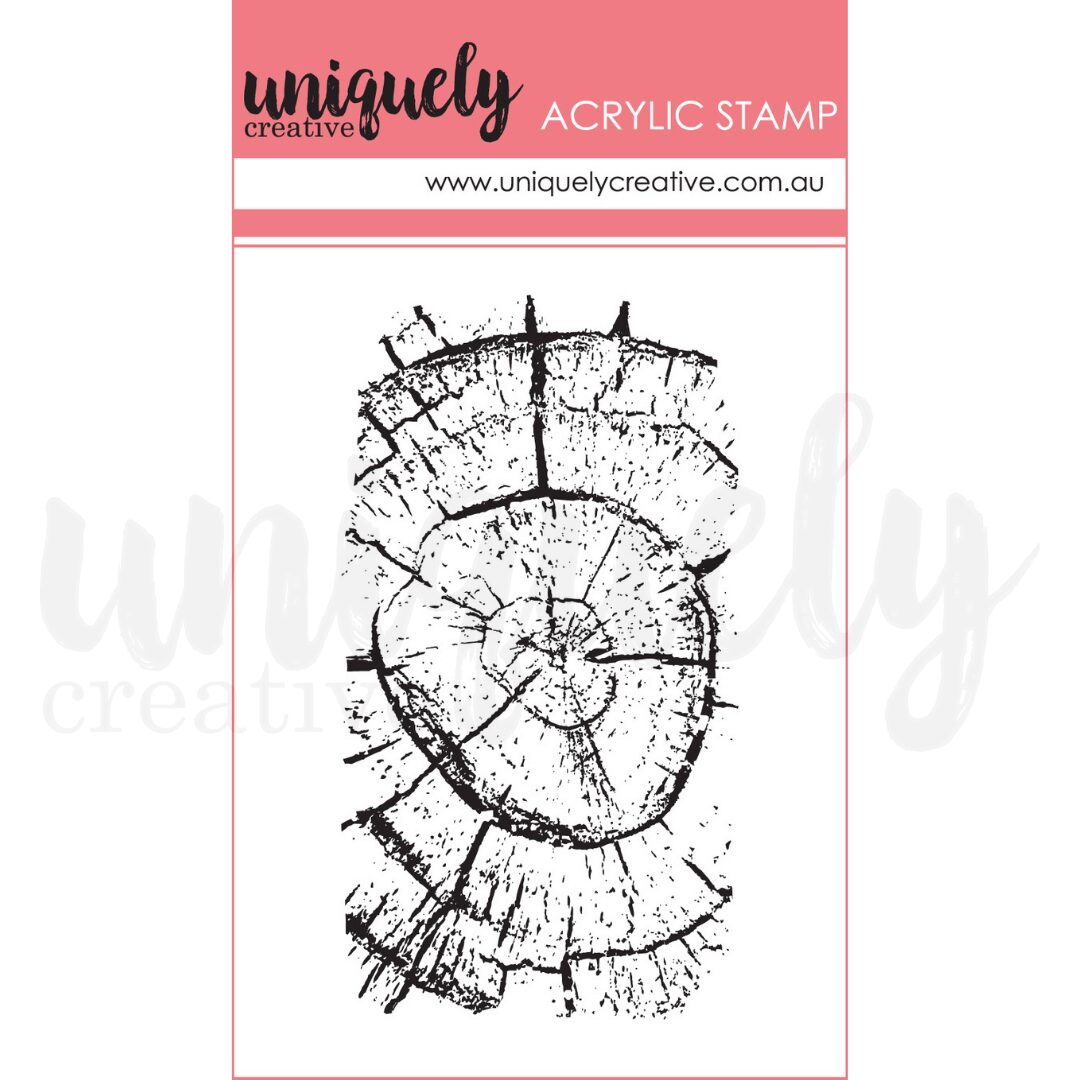 Uniquely Creative Mark Making Stamp - Log