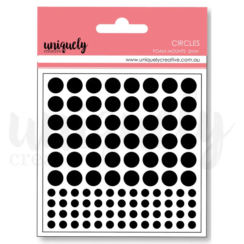 Uniquely Creative Foam Mounts Circles