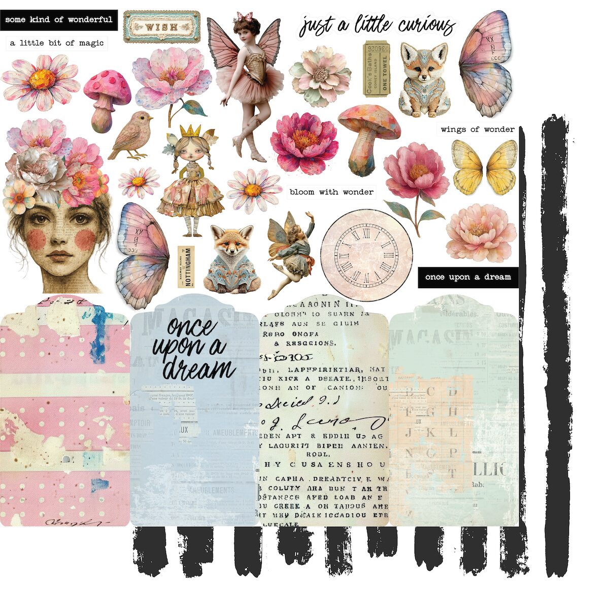 Uniquely Creative Dressed in Daydreams - Little Curiosities Paper