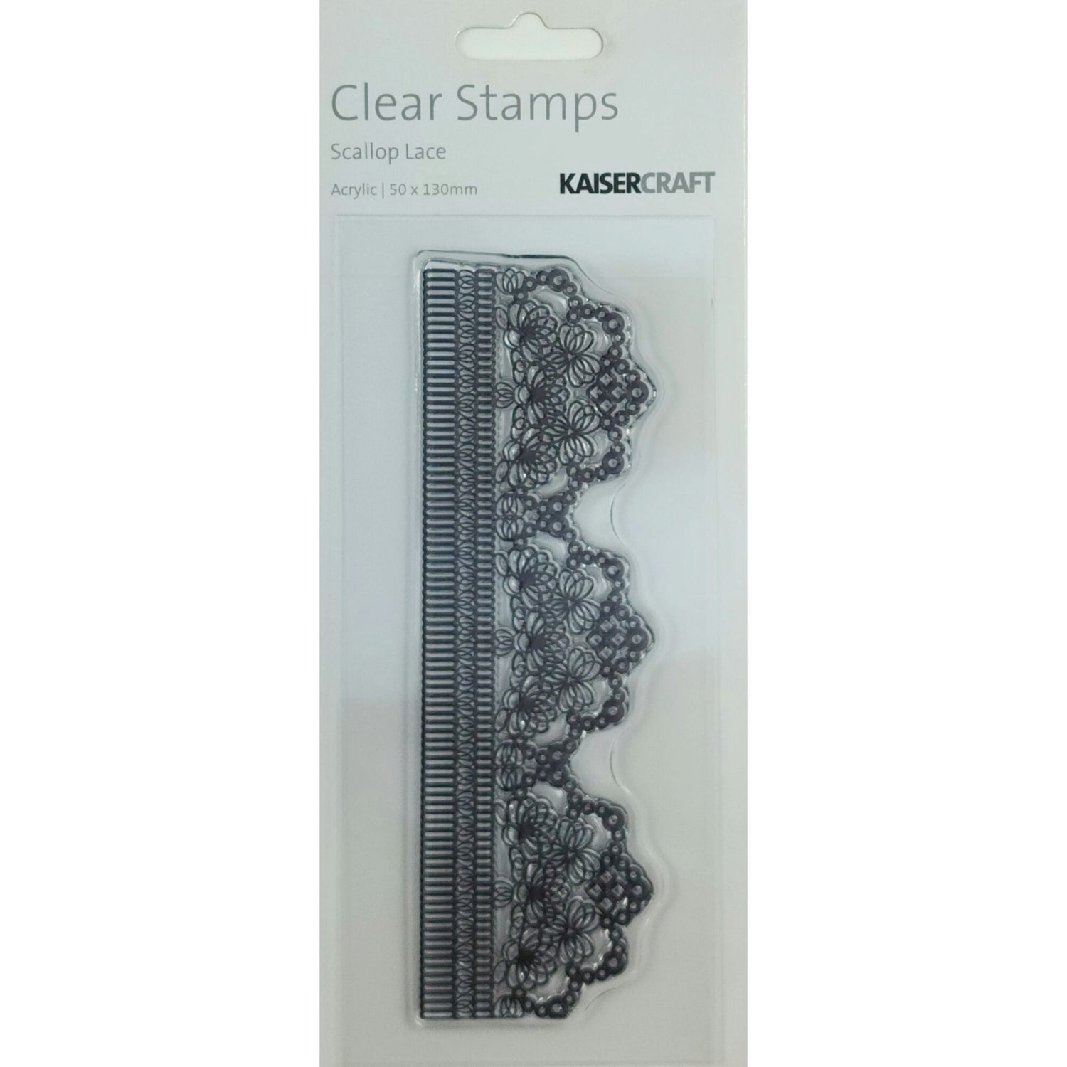 Kaisercraft Clear Stamp - Scallop Lace