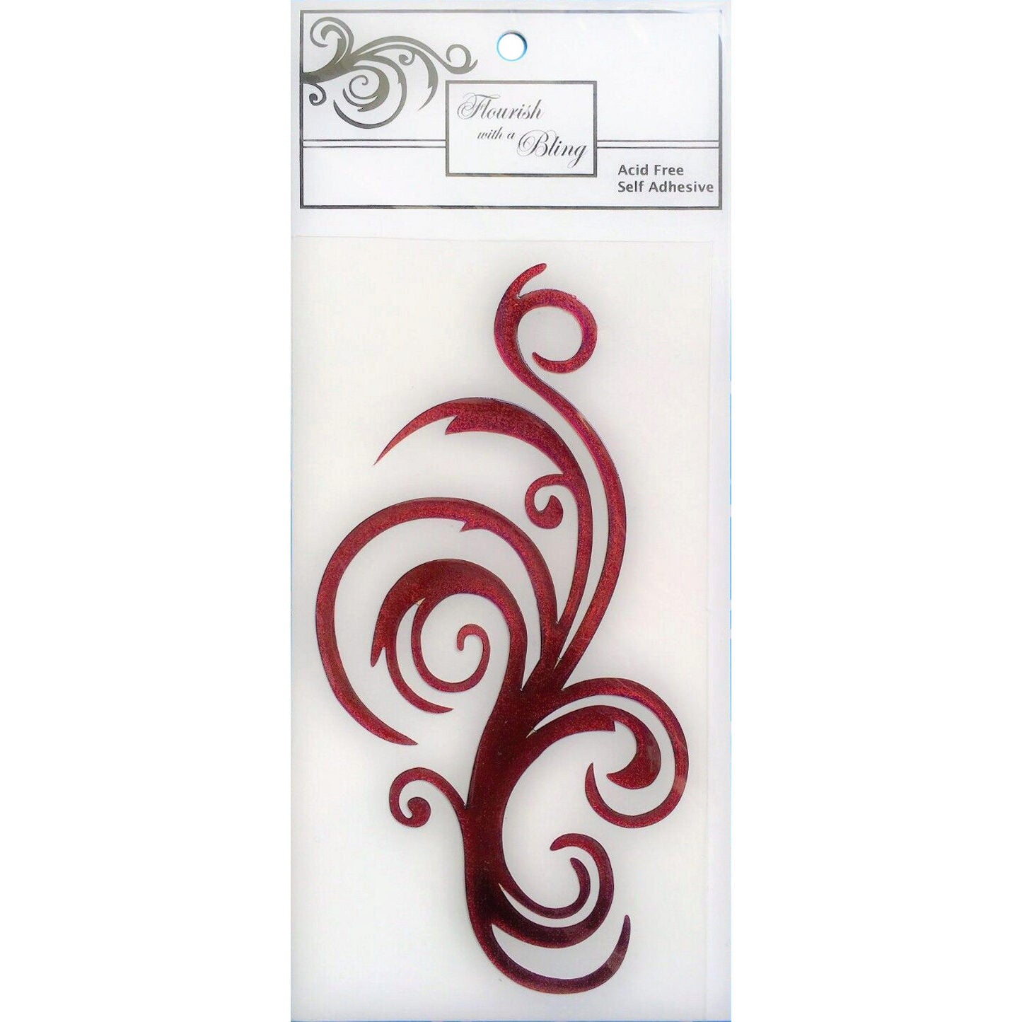 FWAB Jasmine Laser Flourish - Burgundy
