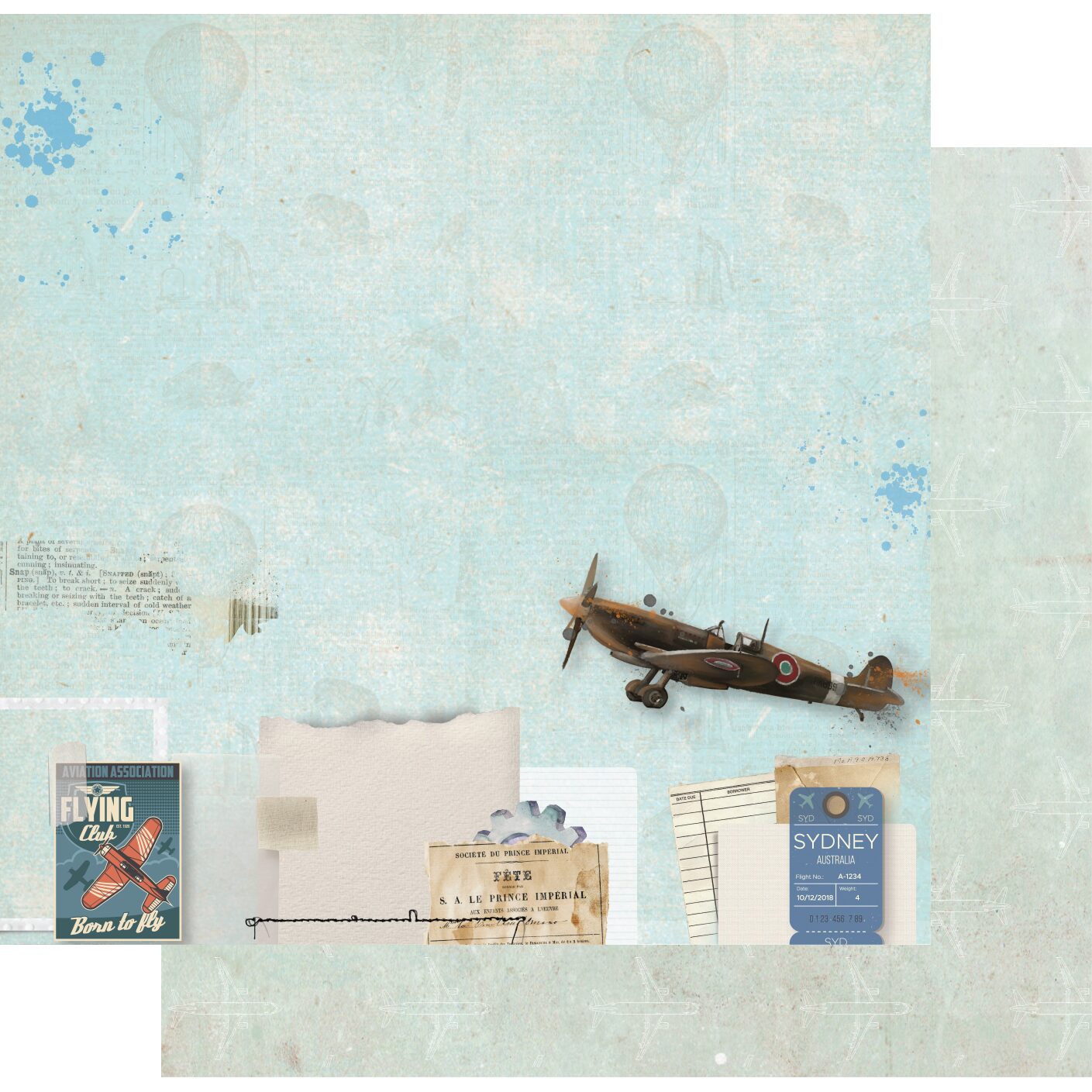 Uniquely Creative Drive & Fly - Plane Paper
