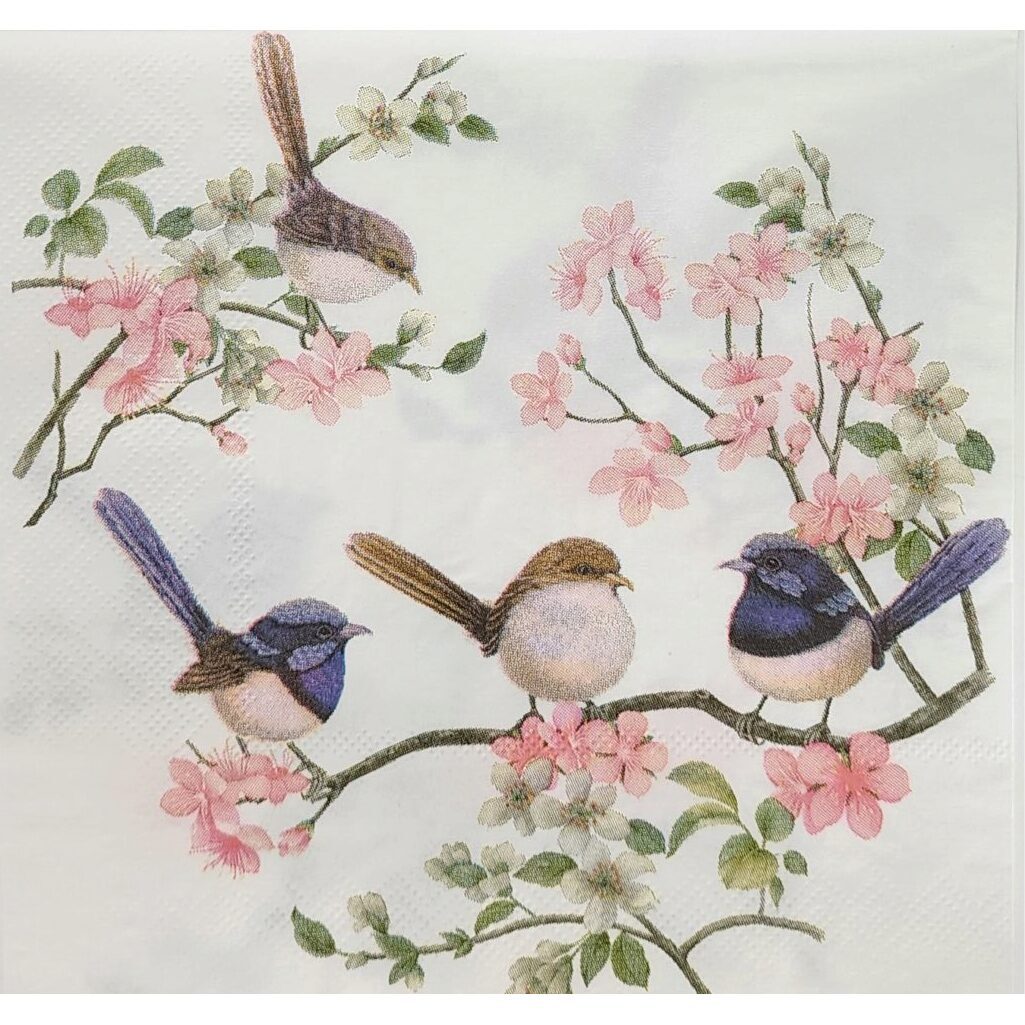 Unbranded Napkin/Serviette - Little Wrens
