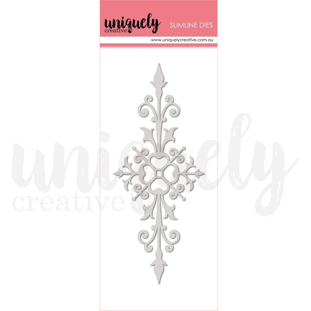 Uniquely Creative Slimline Die - Ironwork Flourish