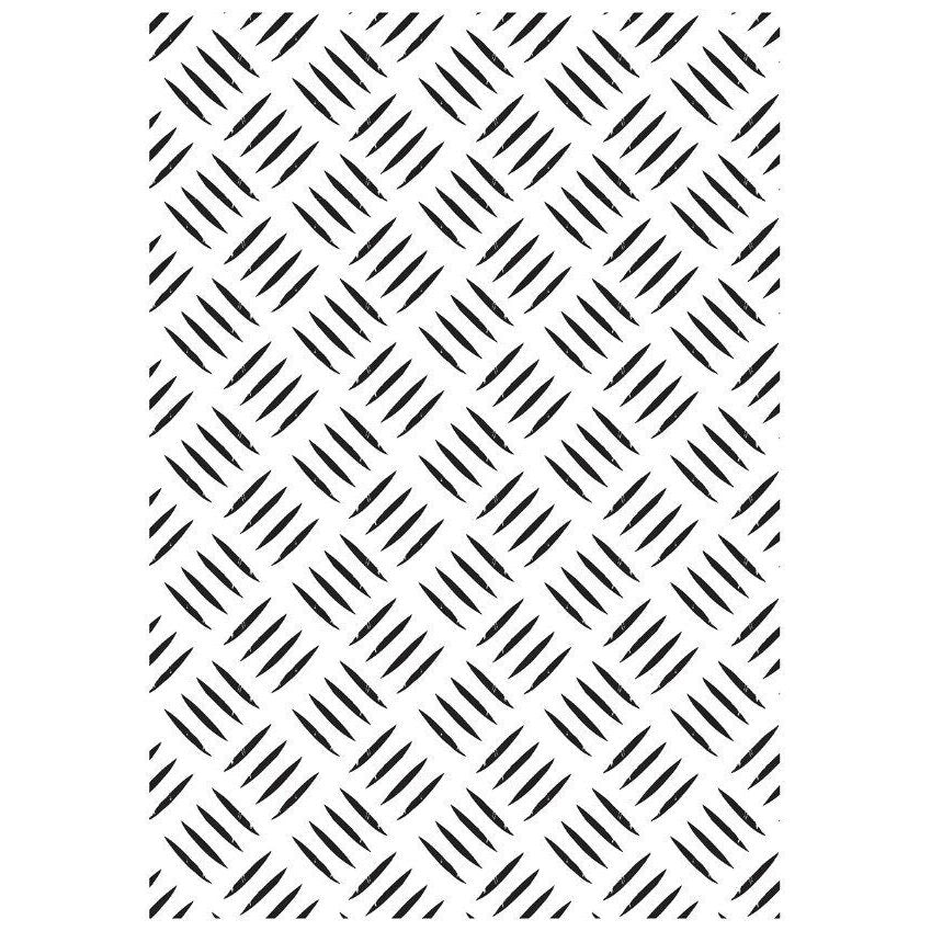 Kaisercraft Embossing Folder 4x6" - Checker Plate