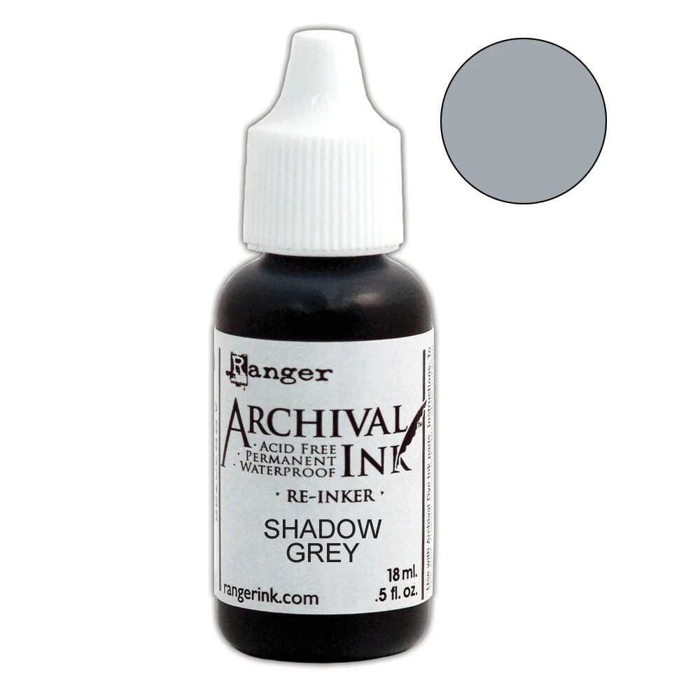 Ranger Archival Ink Pad Re-Inker - Shadow Grey