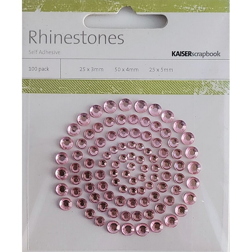 Kaisercraft Rhinestones - Soft Pink