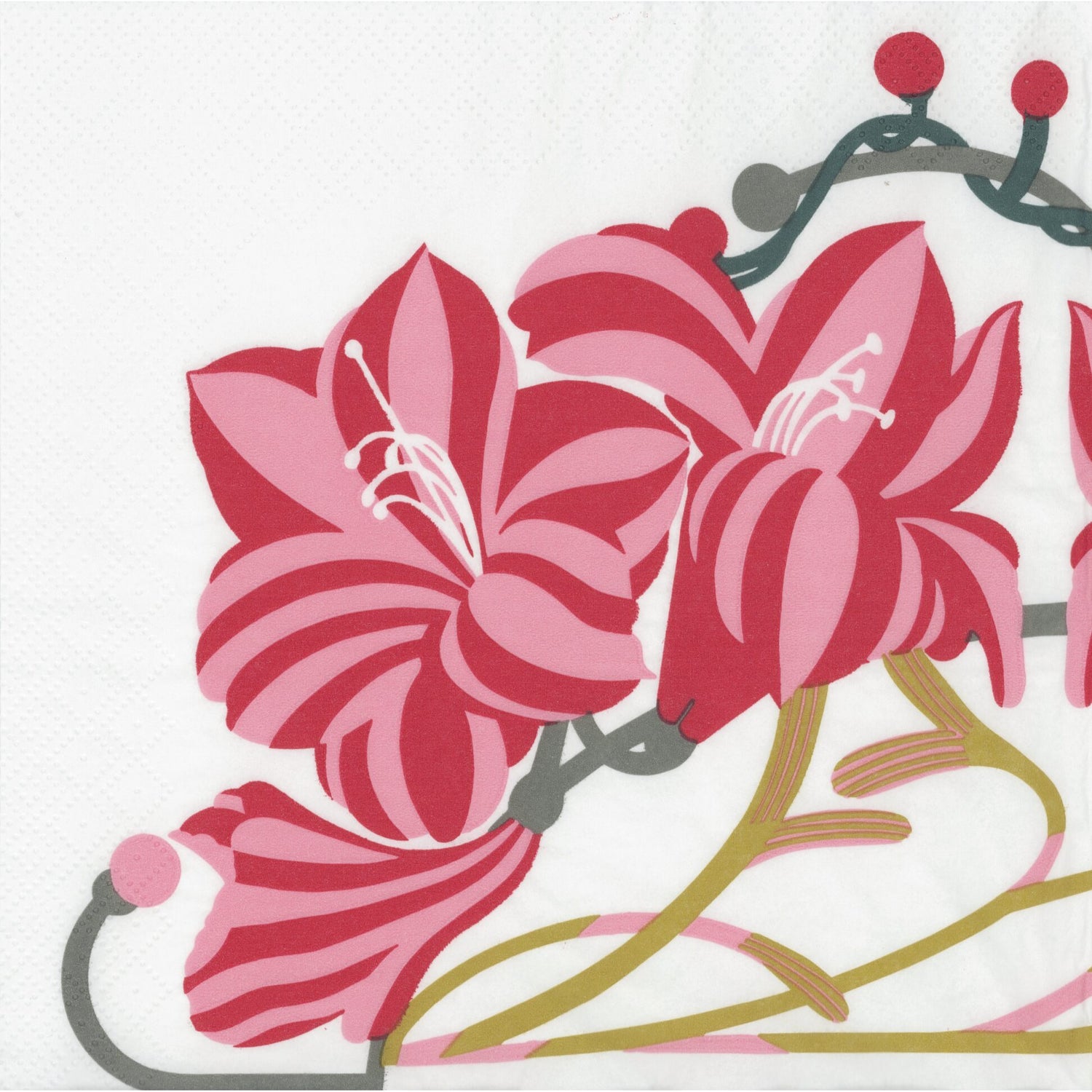 Ikea Napkin/Serviette - Cecilia Pettersson-Amaryllis