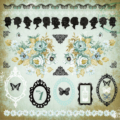 Kaisercraft 12x12" Sticker Sheet - 75 Cents