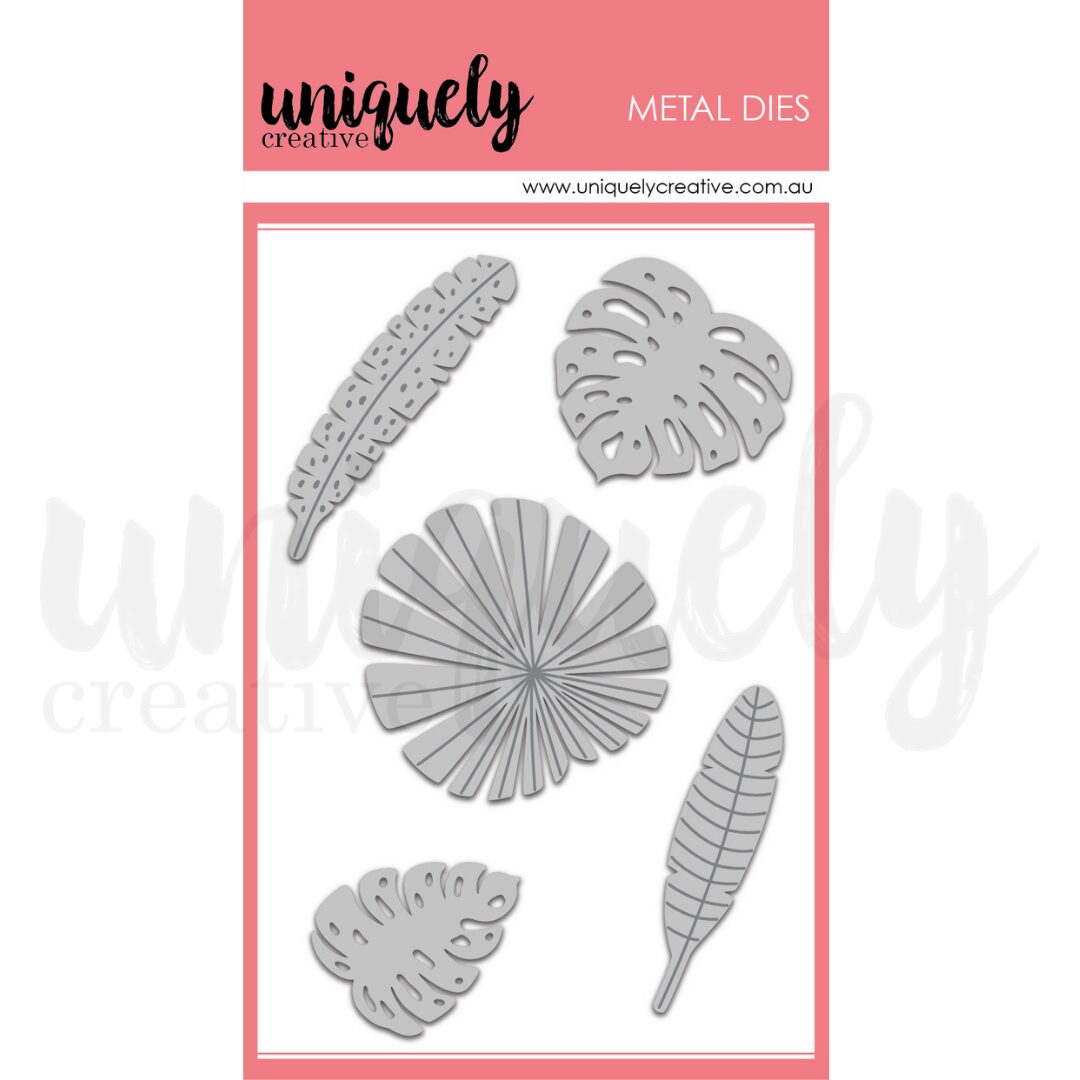 Uniquely Creative Die - Rainforest Leaves