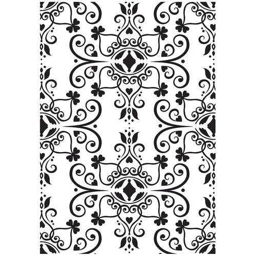 Kaisercraft Embossing Folder 4x6" - Ornate Flourish Plate
