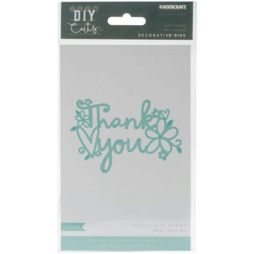 Kaisercraft Decorative Die - Floral Thank You