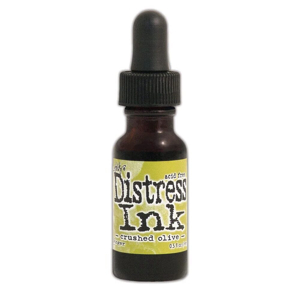 Tim Holtz Distress® Ink Re-inker - Crushed Olive