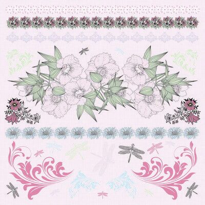 Kaisercraft 12x12" Sticker Sheet - Lavendar Haze