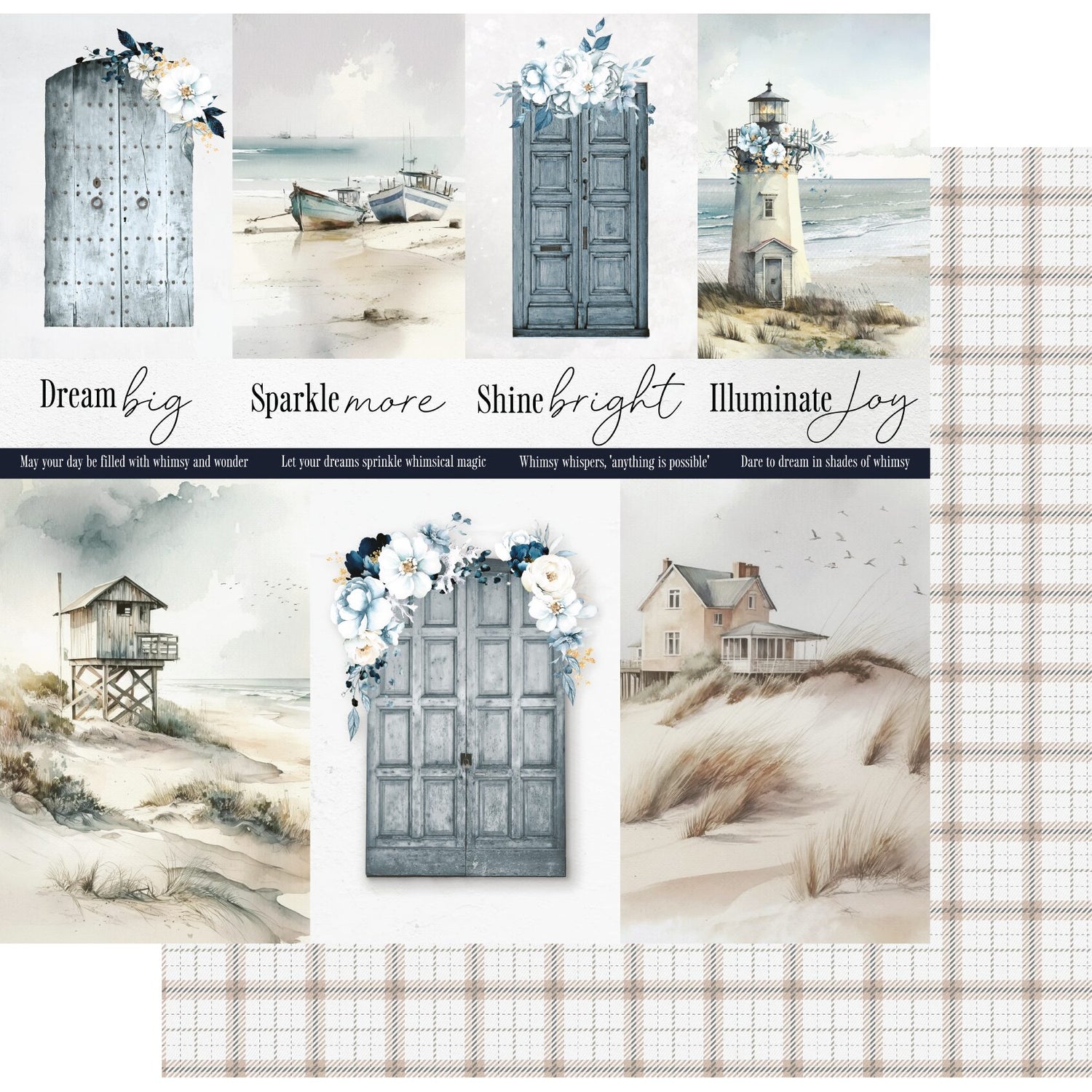 Uniquely Creative Shades of Whimsy - Whimsical Tides Paper