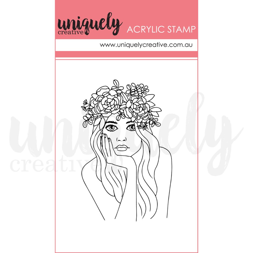 Uniquely Creative Mark Making Stamp - Dahlia