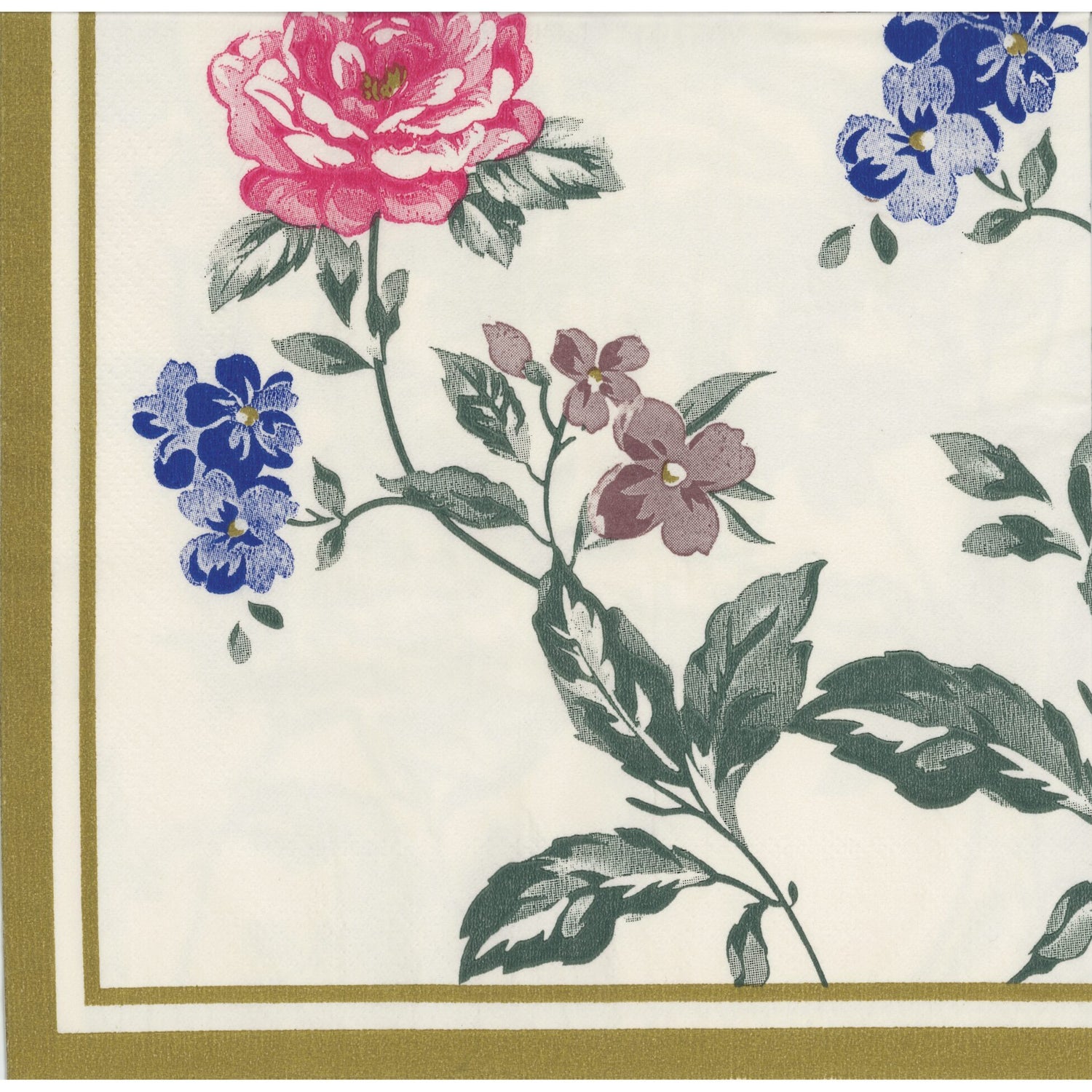 Unbranded Napkin/Serviette - Trailing Roses