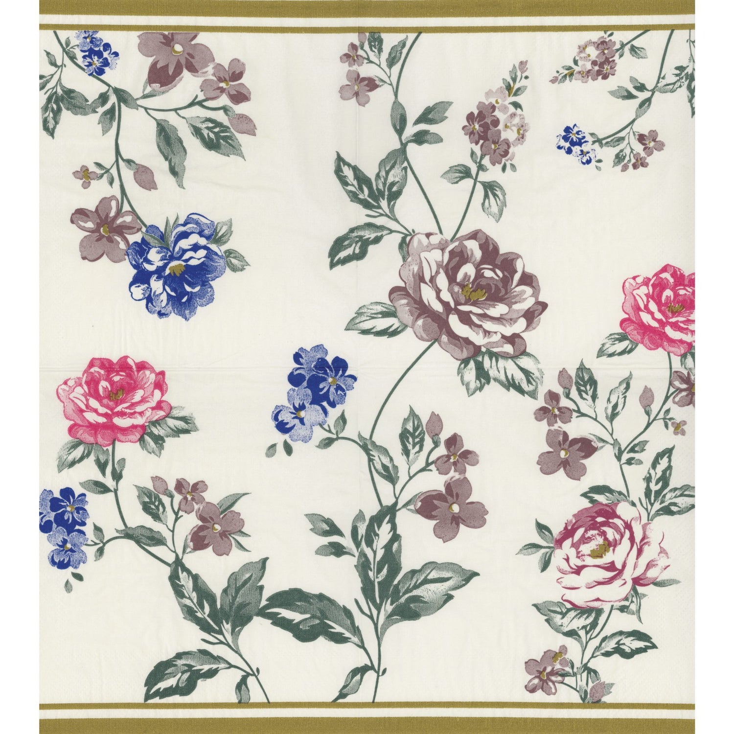 Unbranded Napkin/Serviette - Trailing Roses