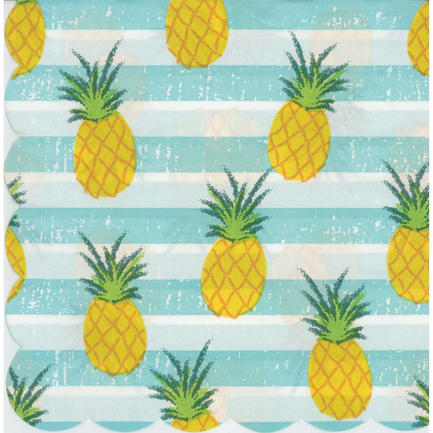 TRS Trading Group Napkin/Serviette - Pineapple Dreams
